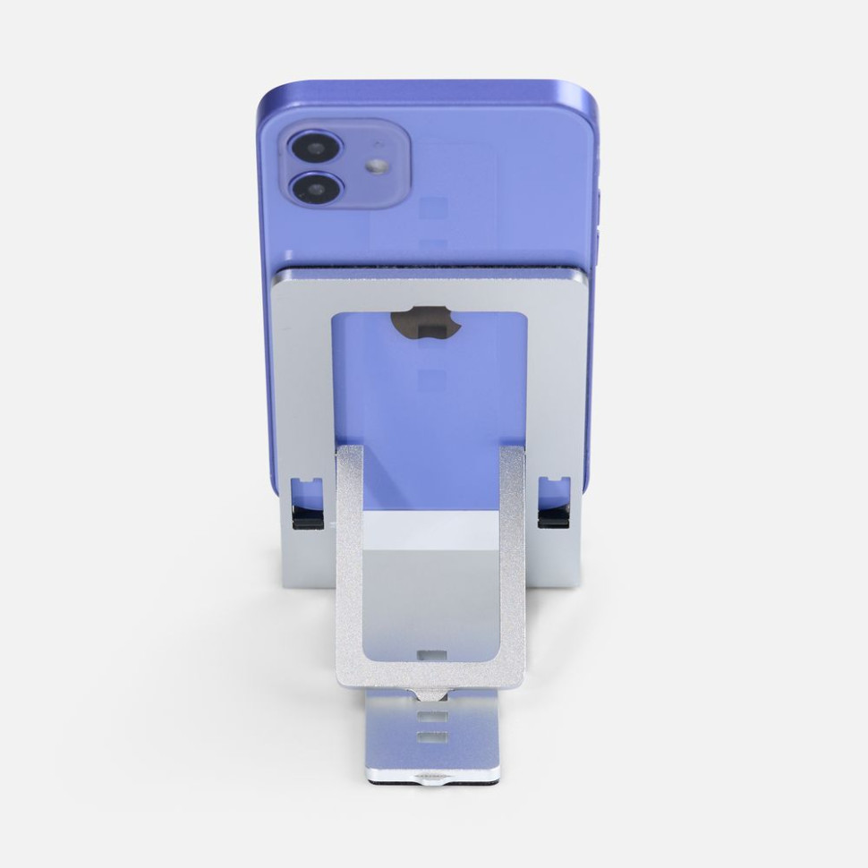 Подставка для смартфона Tactic, серебристая