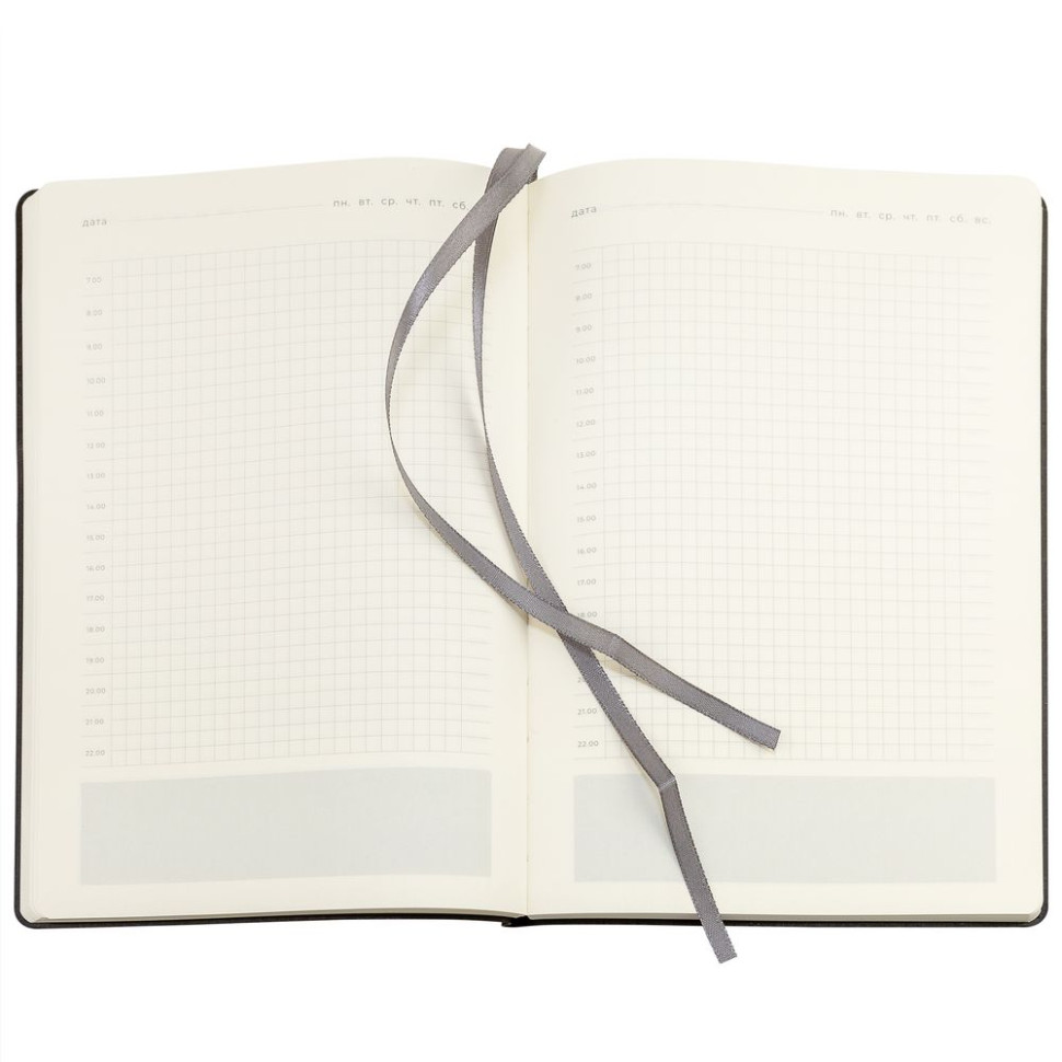 Ежедневник Lable Touch, недатированный, темно-серый Ежедневник Lable Touch, недатированный, темно-серый