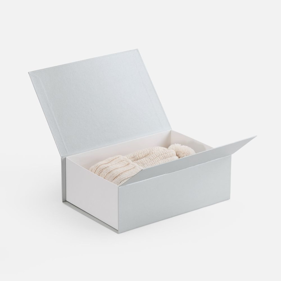 Коробка Bicolor Case, белая с серым Коробка Bicolor Case, белая с серым