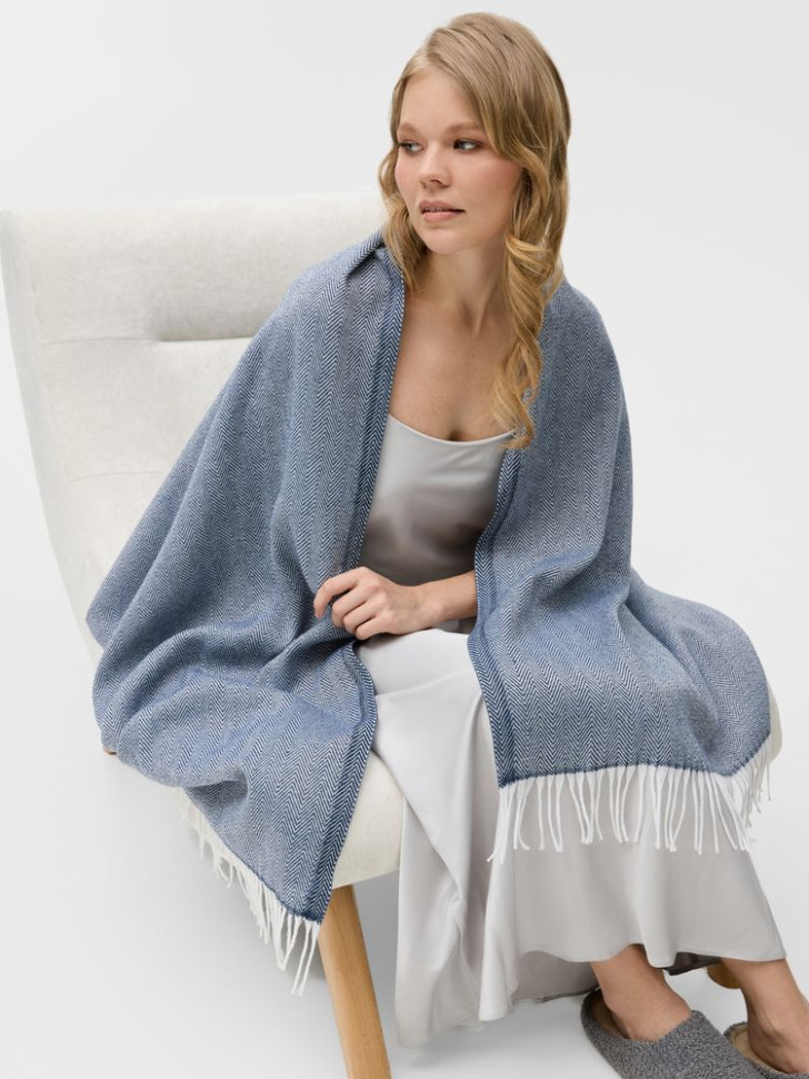 Плед «Гирвас», синий