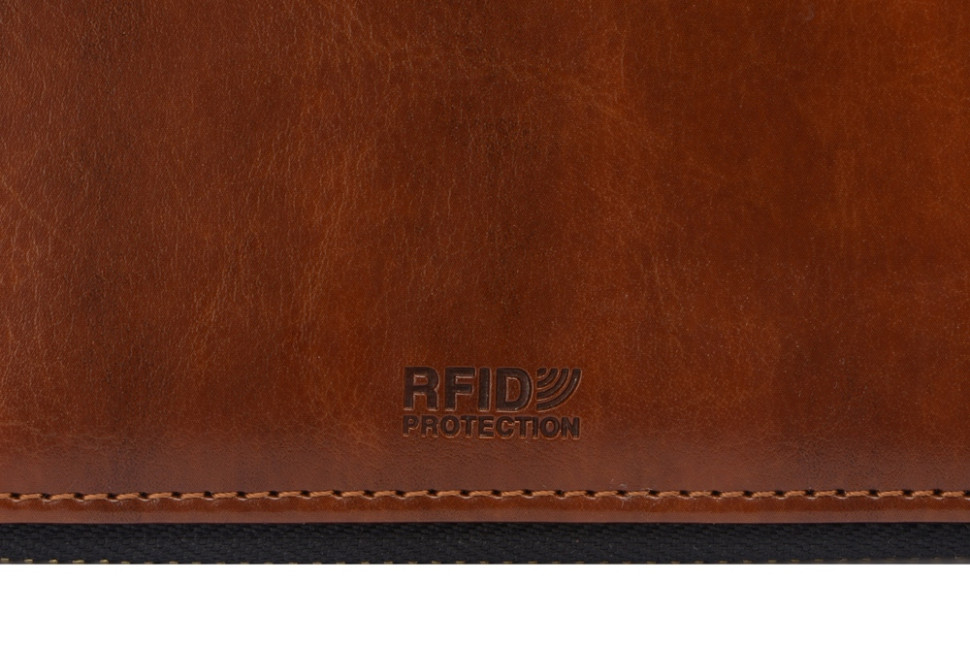 Бизнес-блокнот на молнии А5 Fabrizio с RFID защитой