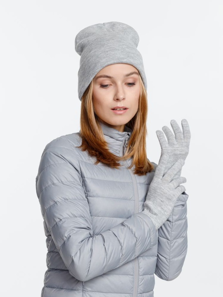 Перчатки Urban Flow, светло-серый меланж Перчатки Urban Flow, светло-серый меланж