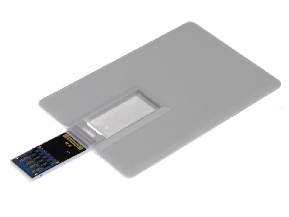 USB 3.0- флешка на 16 Гб в виде визитки, с раскладным чипом USB 3.0- флешка на 16 Гб в виде визитки, с раскладным чипом