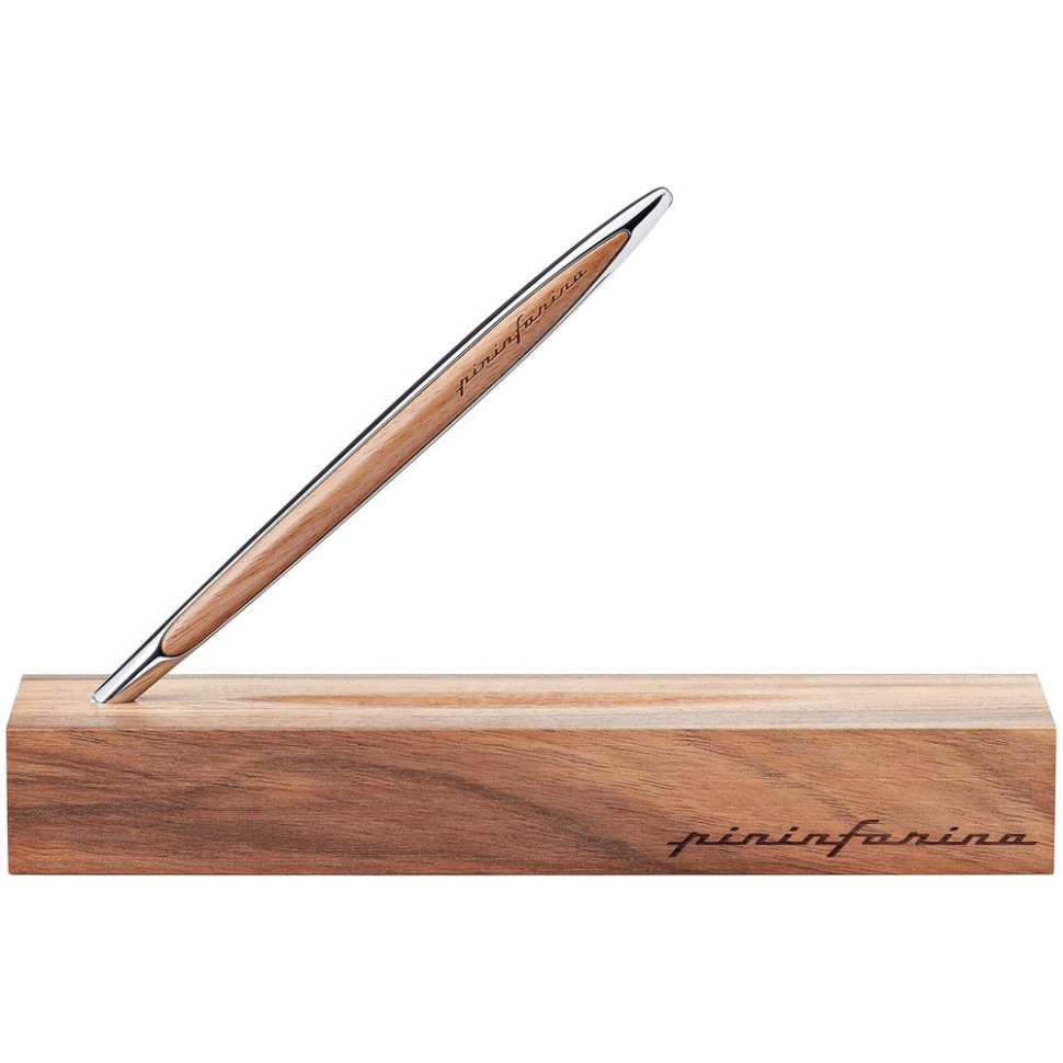 Шариковая ручка Cambiano Shiny Chrome Walnut Шариковая ручка Cambiano Shiny Chrome Walnut