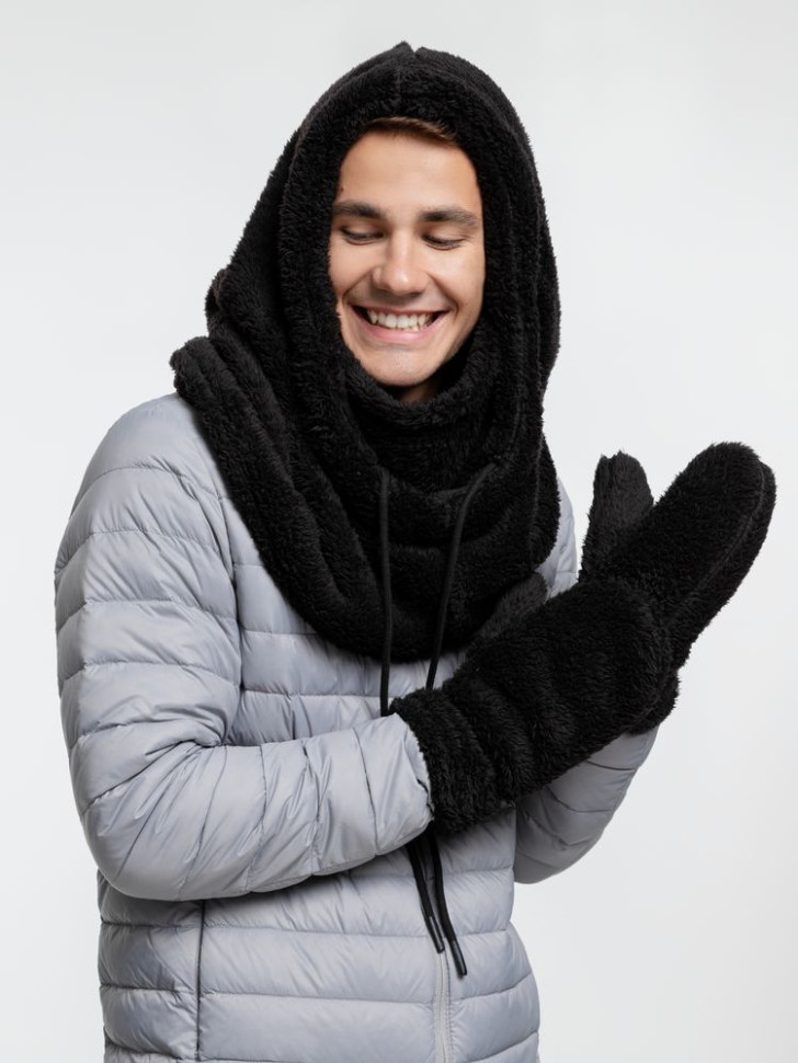 Варежки Flocky, черные Варежки Flocky, черные