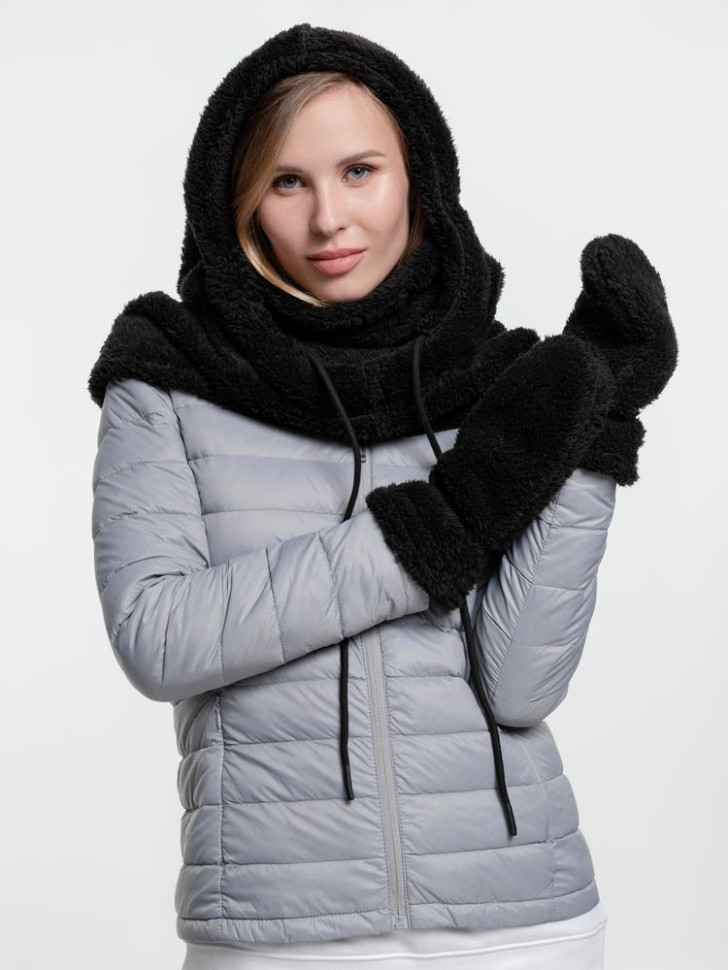 Варежки Flocky, черные Варежки Flocky, черные