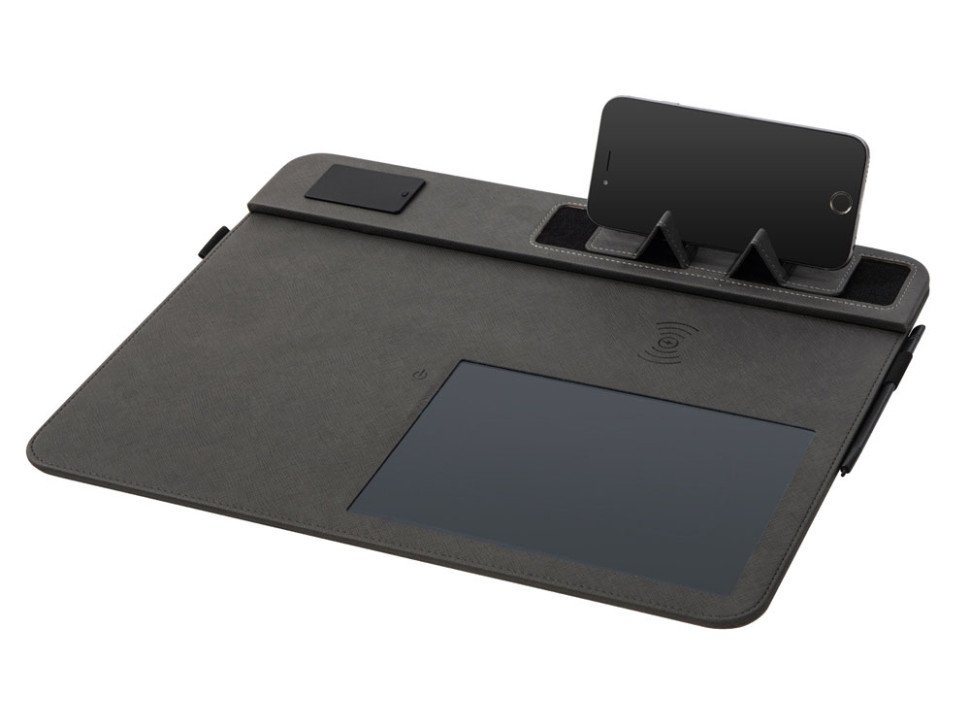 Многофункциональный коврик для мыши Multi Pad с беспроводной зарядкой и LCD экраном, 10 Вт