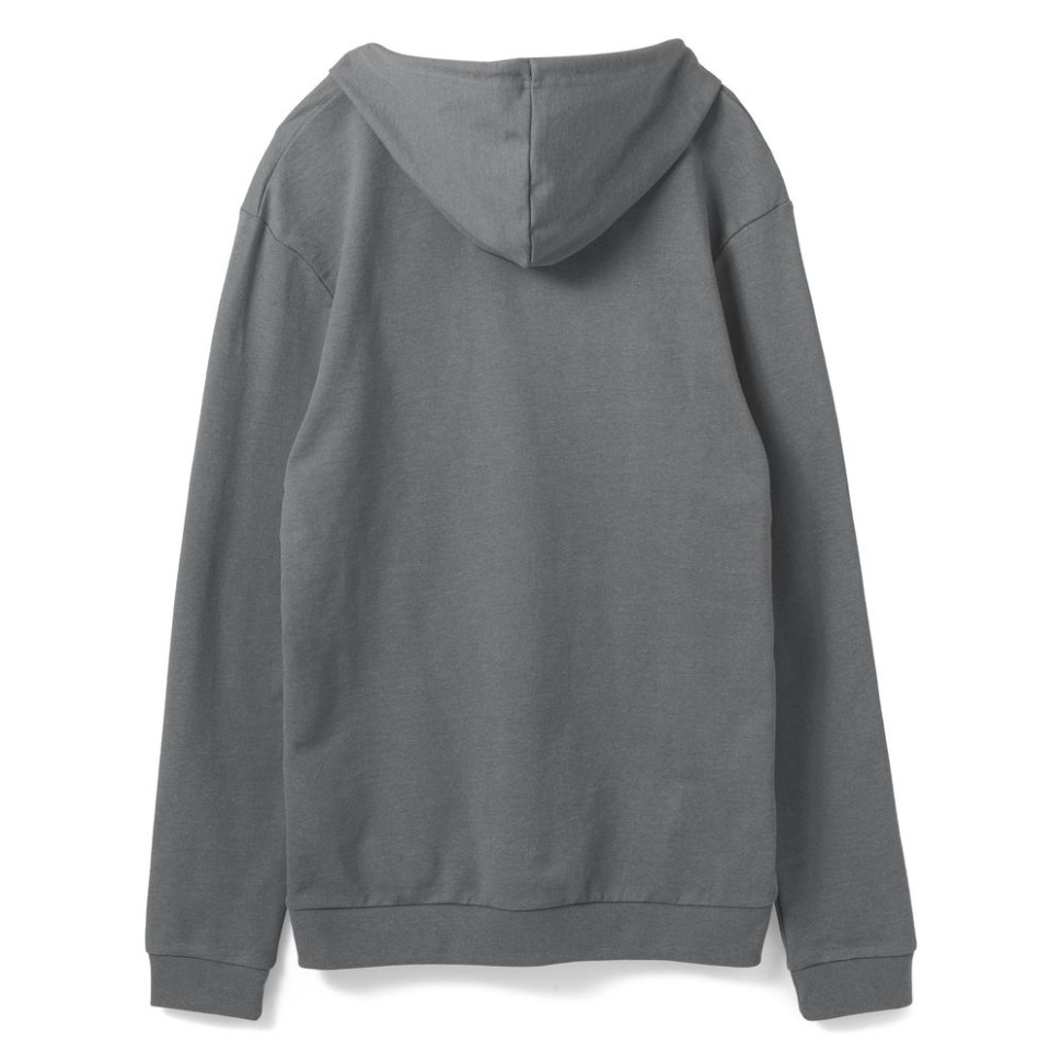 Толстовка с капюшоном унисекс Hoodie, серая (стальная) Толстовка с капюшоном унисекс Hoodie, серая (стальная)