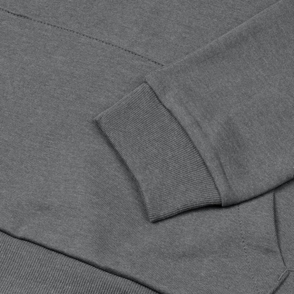 Толстовка с капюшоном унисекс Hoodie, серая (стальная) Толстовка с капюшоном унисекс Hoodie, серая (стальная)