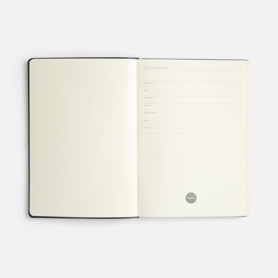 Ежедневник Flex Shall New, недатированный, черный Ежедневник Flex Shall New, недатированный, черный