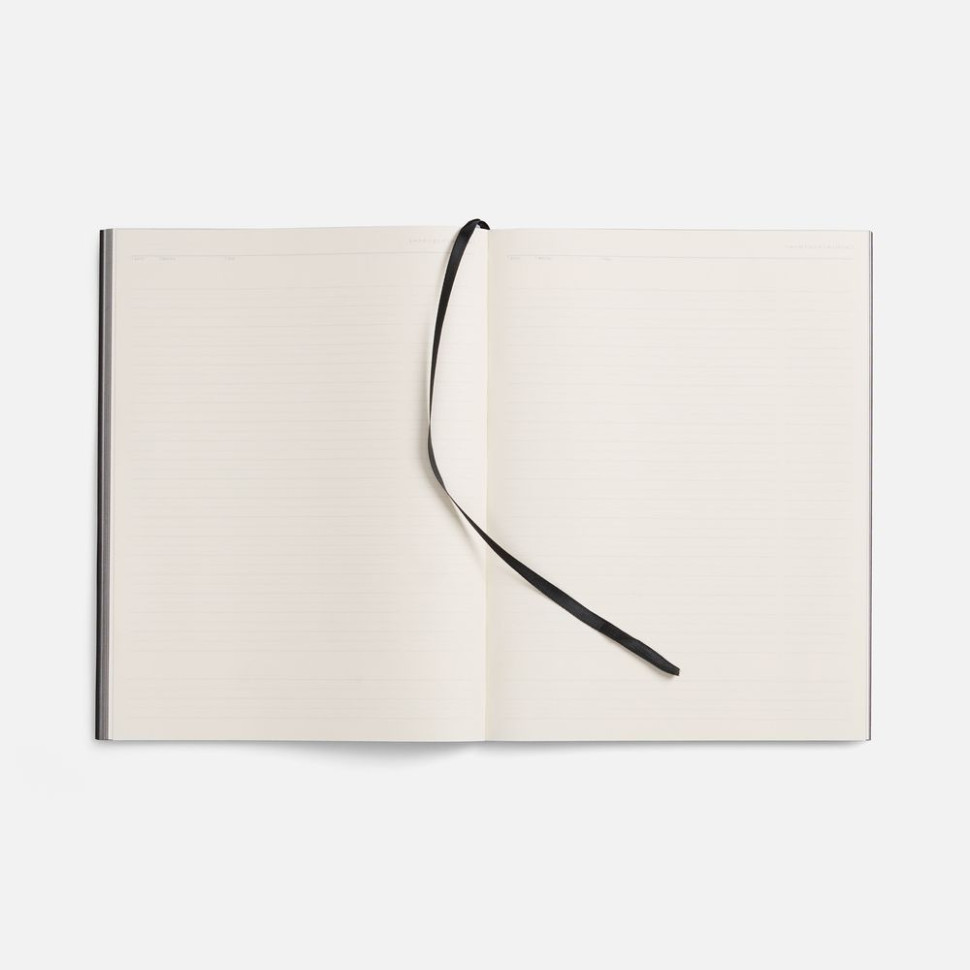 Ежедневник Flat Maxi, недатированный, черный Ежедневник Flat Maxi, недатированный, черный