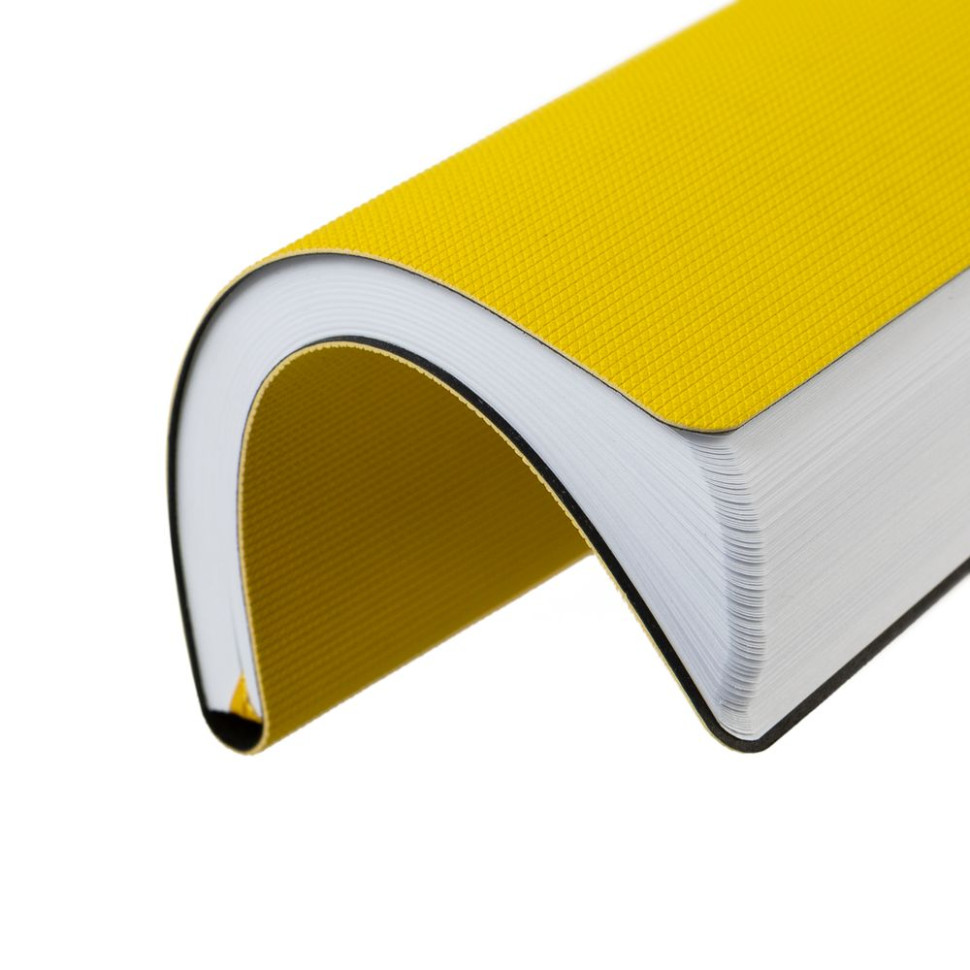 Ежедневник Knit, недатированный, желтый Ежедневник Knit, недатированный, желтый