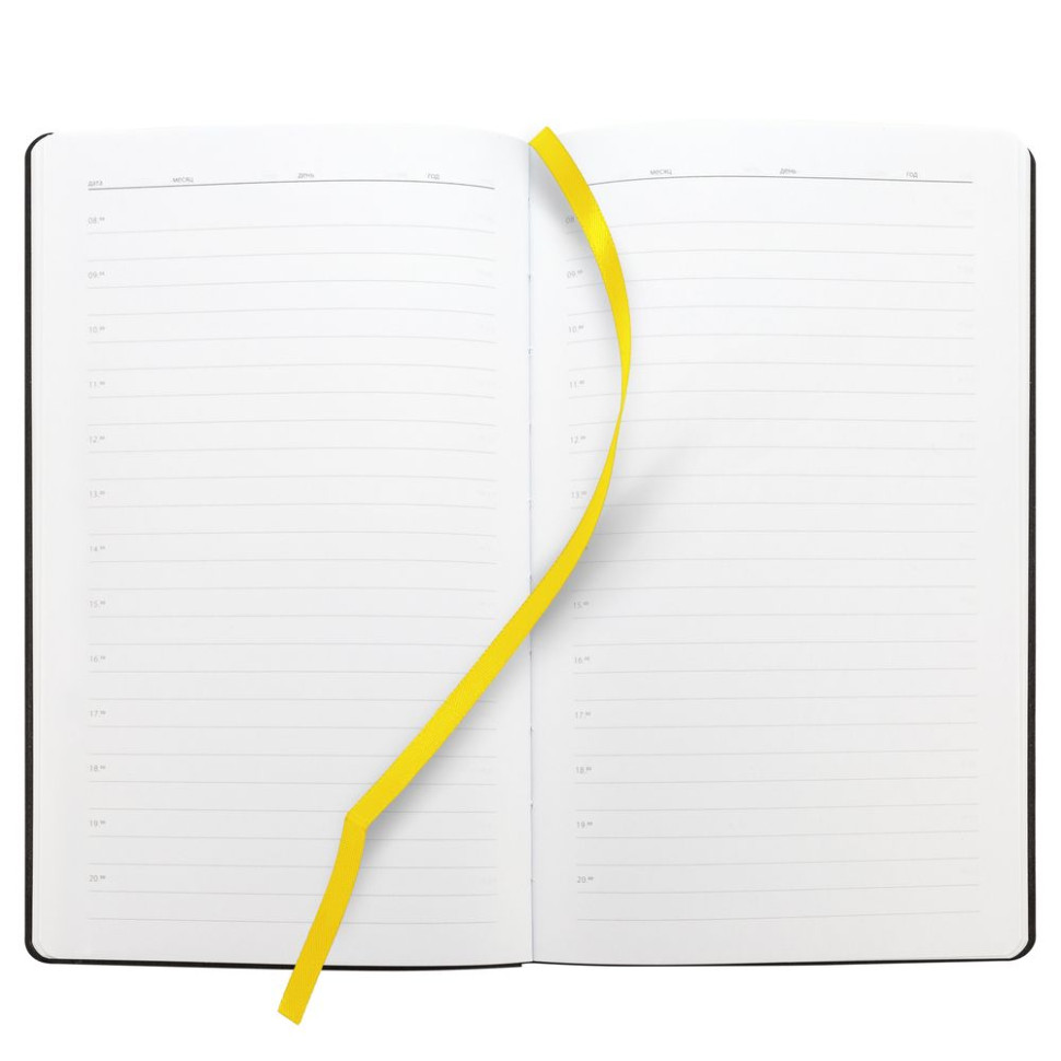 Ежедневник Knit, недатированный, желтый Ежедневник Knit, недатированный, желтый