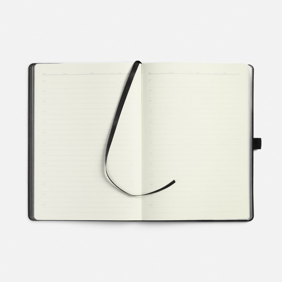 Ежедневник Peel Flex, недатированный, черный