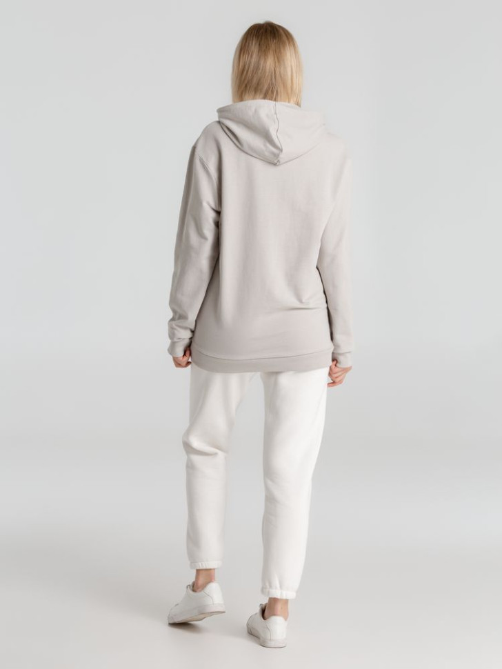 Толстовка с капюшоном унисекс Hoodie, дымчато-серая Толстовка с капюшоном унисекс Hoodie, дымчато-серая