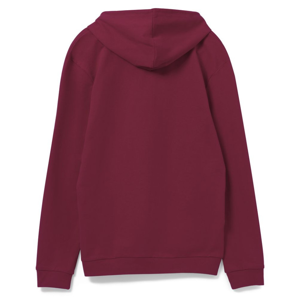Толстовка с капюшоном унисекс Hoodie, бордовая Толстовка с капюшоном унисекс Hoodie, бордовая