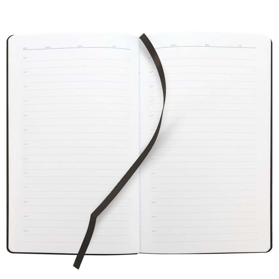 Ежедневник Knit, недатированный, черный Ежедневник Knit, недатированный, черный