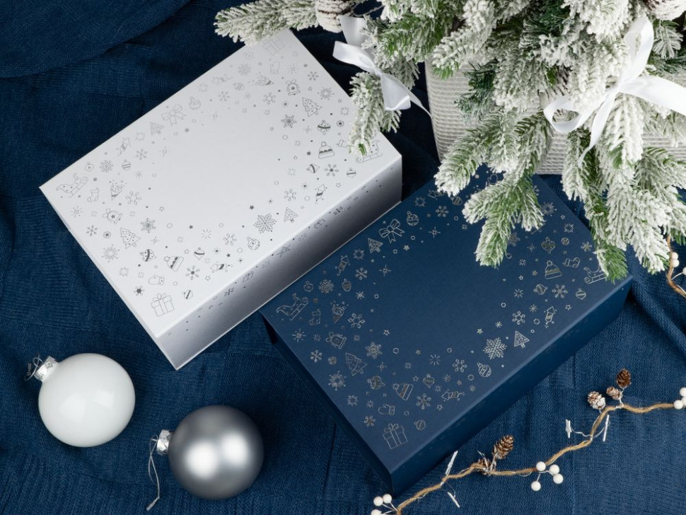 Коробка Snowlace, синяя Коробка Snowlace, синяя