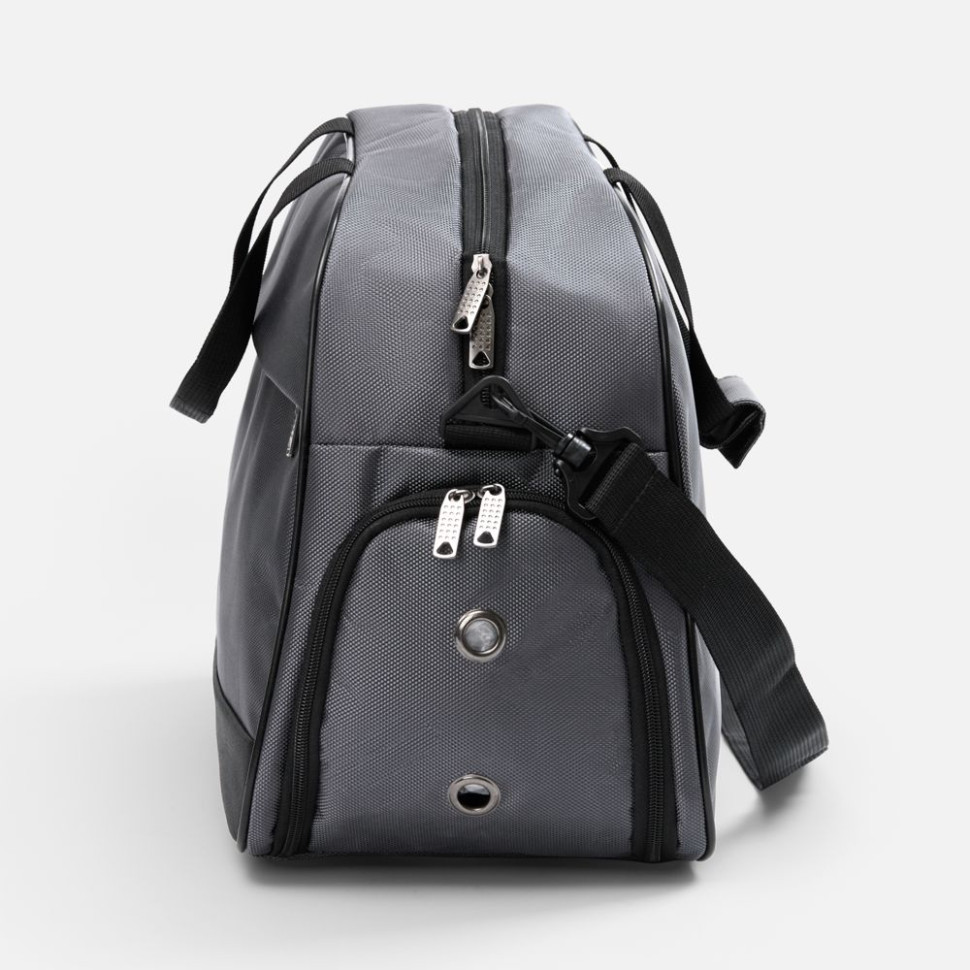 Спортивная сумка Atlantes, серая с черным