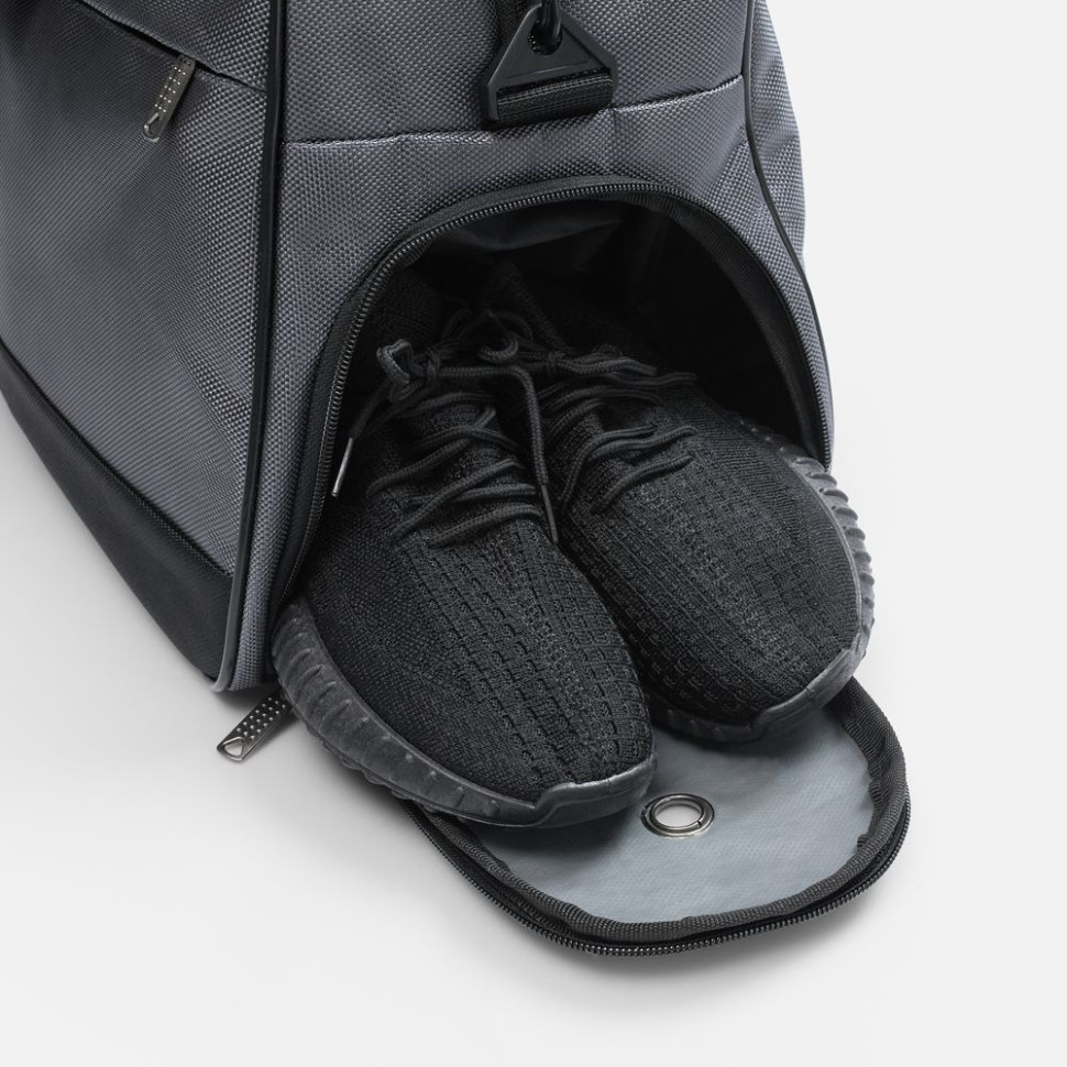 Спортивная сумка Atlantes, серая с черным