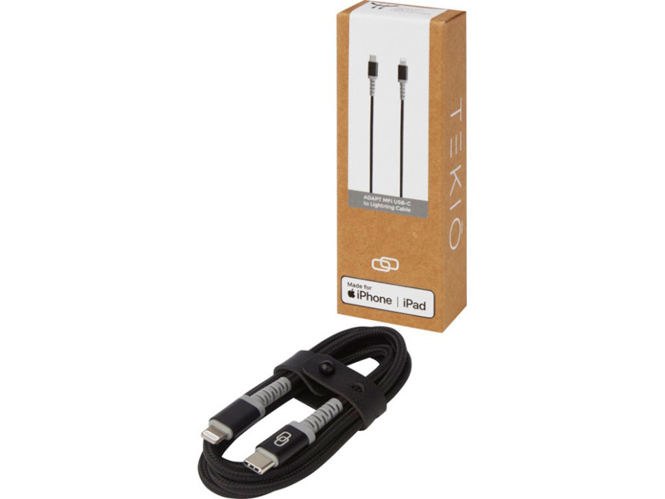 MFI-кабель с разъемами USB-C и Lightning ADAPT
