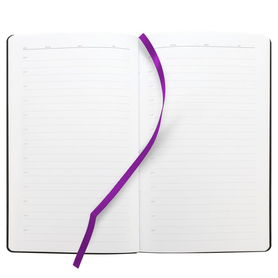Ежедневник Knit, недатированный, фиолетовый Ежедневник Knit, недатированный, фиолетовый