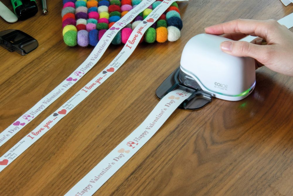 Лента Colop E-mark 25, белая Лента Colop E-mark 25, белая