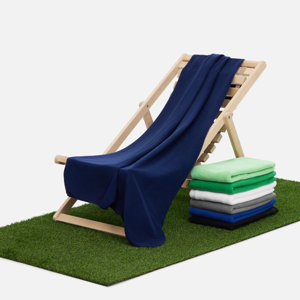 Флисовый плед Warm&Peace, синий Флисовый плед Warm&Peace, синий