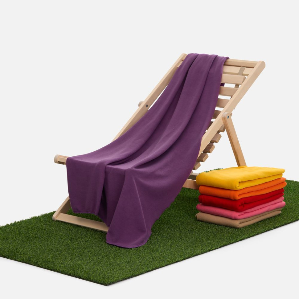 Флисовый плед Warm&Peace, фиолетовый Флисовый плед Warm&Peace, фиолетовый