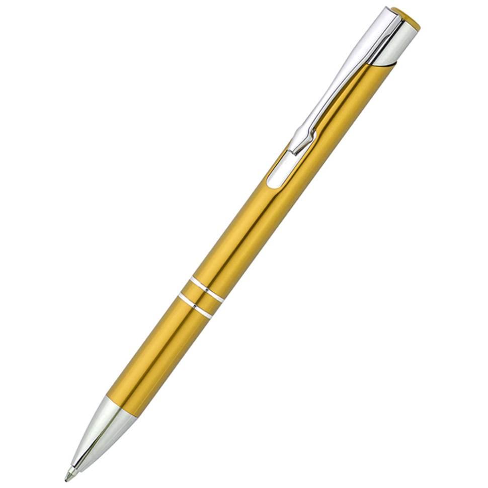 Ручка металлическая Holly, жёлтая Ручка металлическая Holly, жёлтая