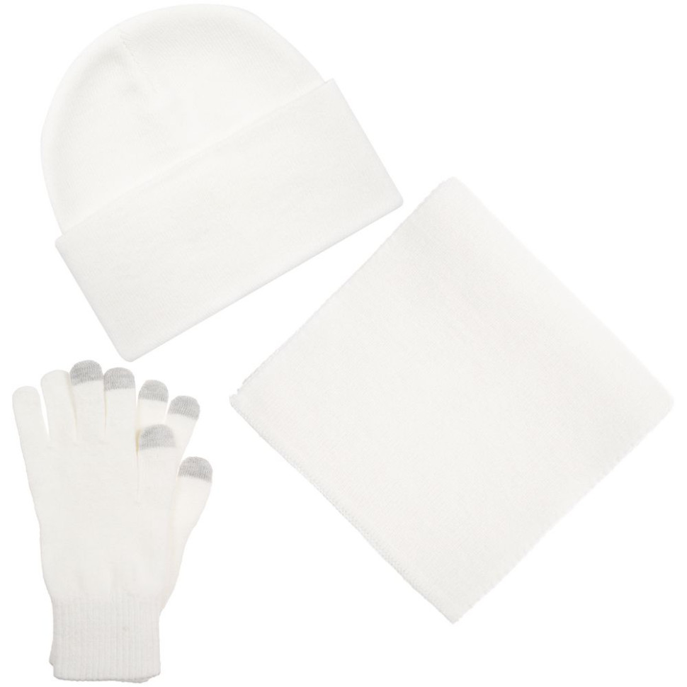 Перчатки сенсорные Urban Flow, молочно-белые