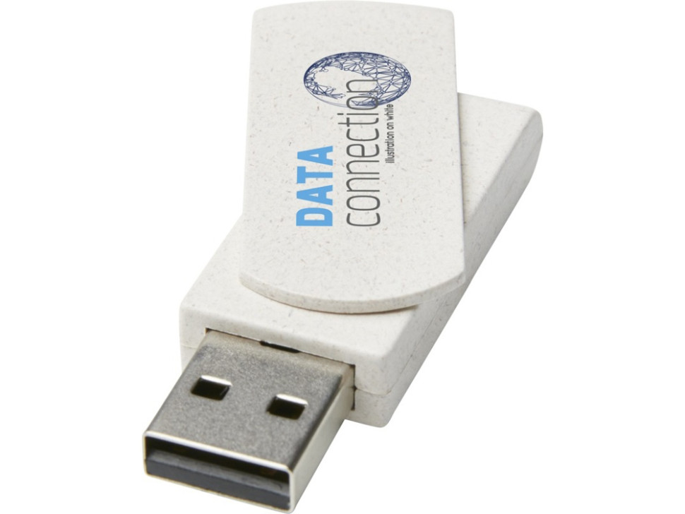 USB 2.0-флешка на 4ГБ Rotate из пшеничной соломы