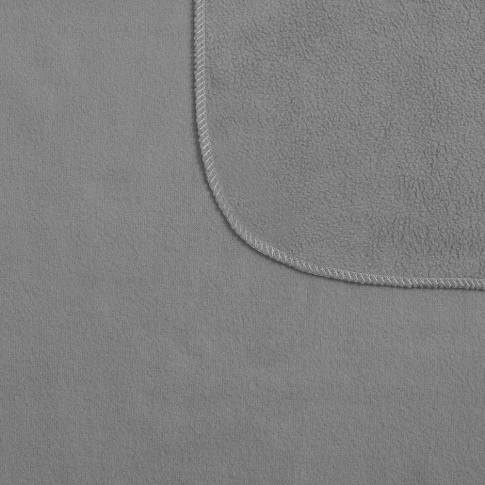 Флисовый плед Warm&Peace, серый