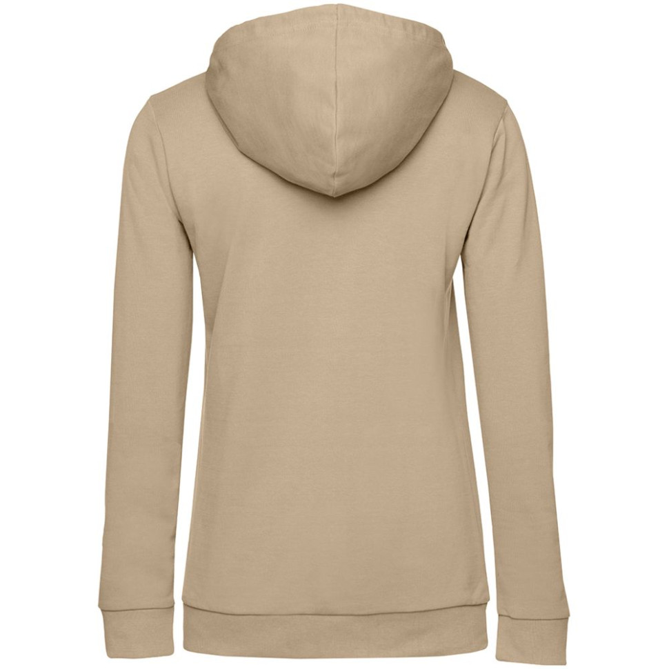 Толстовка с капюшоном женская Hoodie, бежевая Толстовка с капюшоном женская Hoodie, бежевая