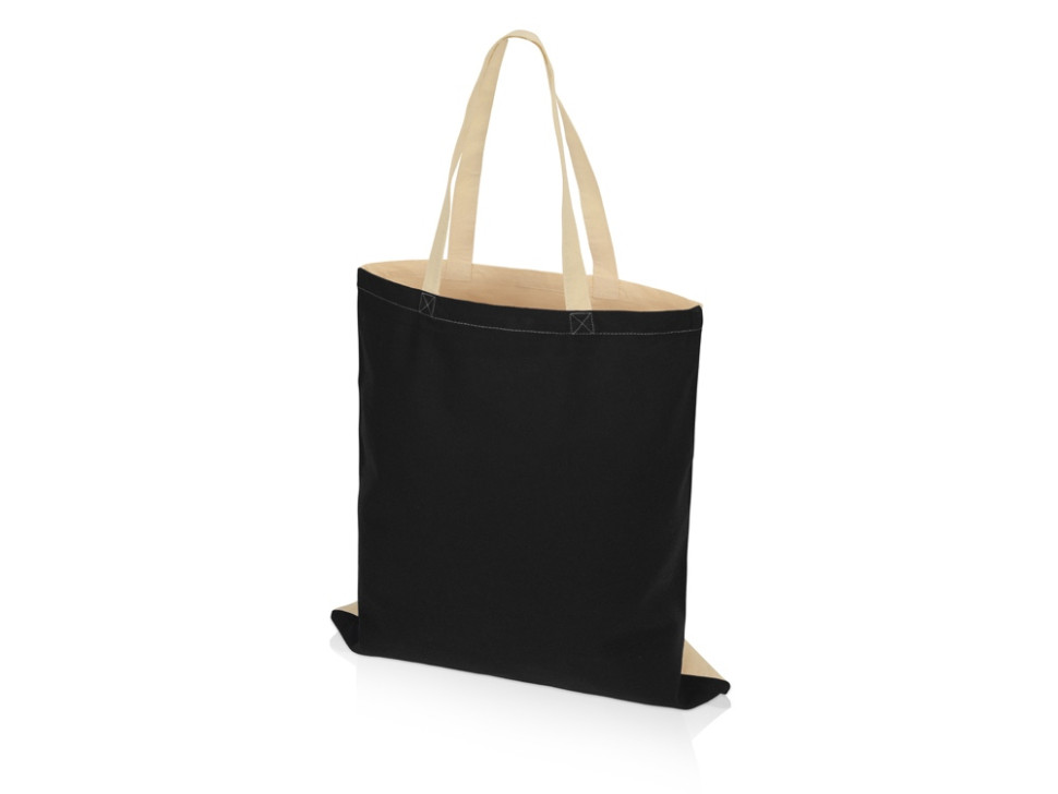 Сумка для шопинга Twin двухцветная из хлопка, 180 г/м2