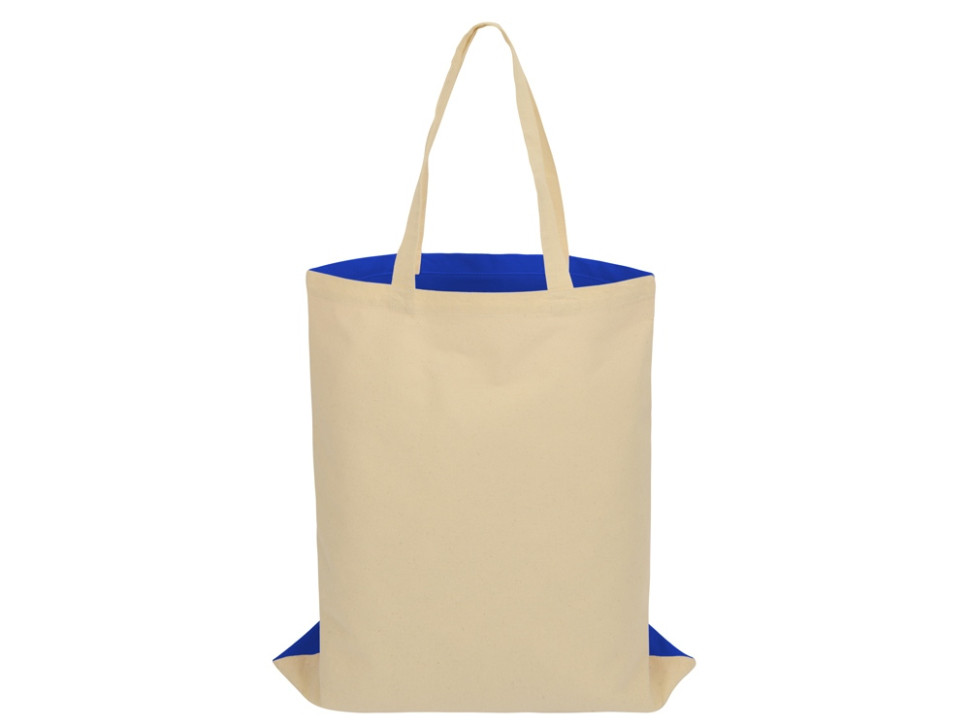 Сумка для шопинга Twin двухцветная из хлопка, 180 г/м2