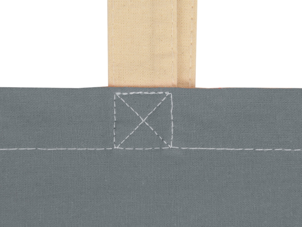 Сумка для шопинга Twin двухцветная из хлопка, 180 г/м2