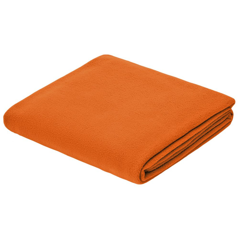 Флисовый плед Warm&Peace XL, оранжевый Флисовый плед Warm&Peace XL, оранжевый