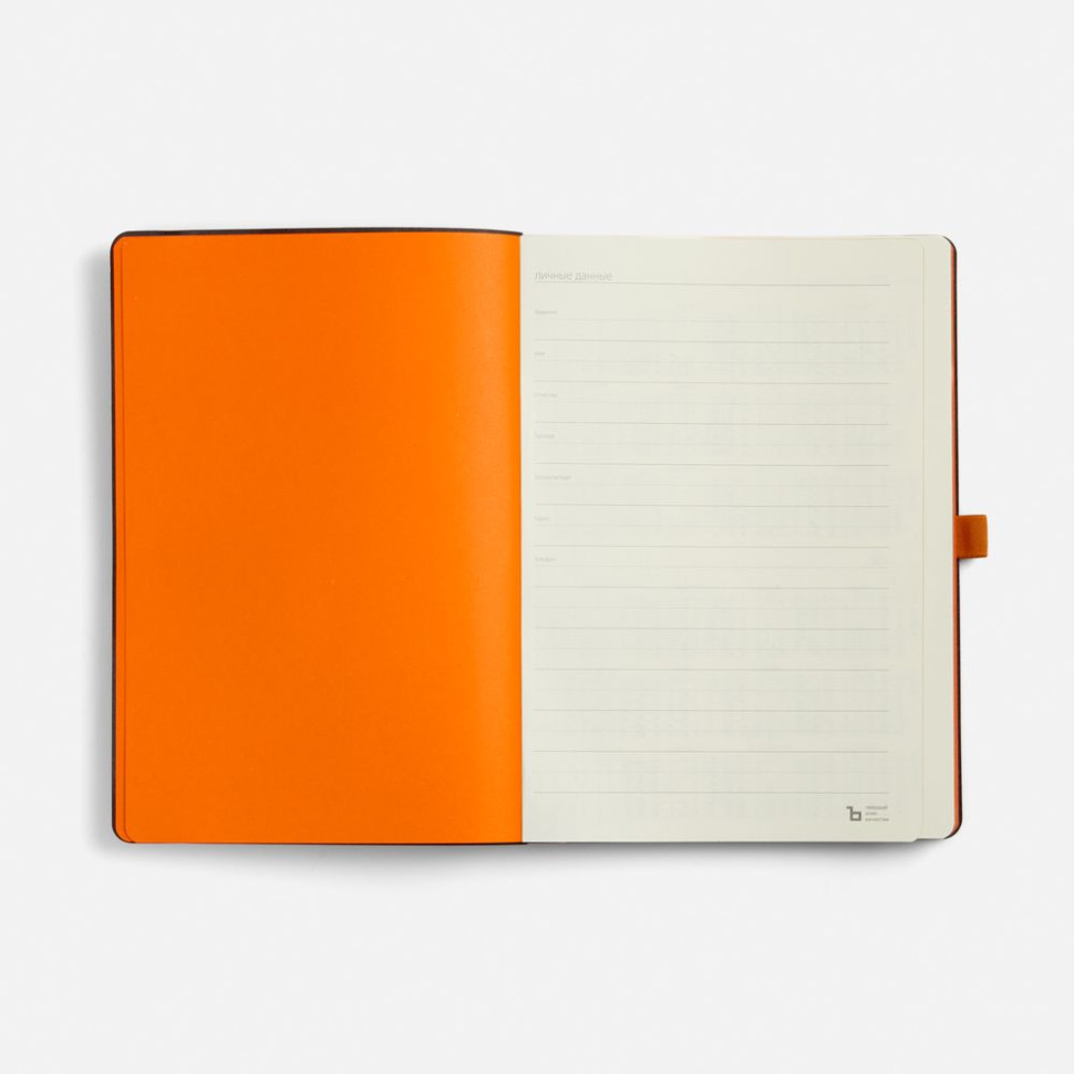 Ежедневник Peel Flex, недатированный, оранжевый