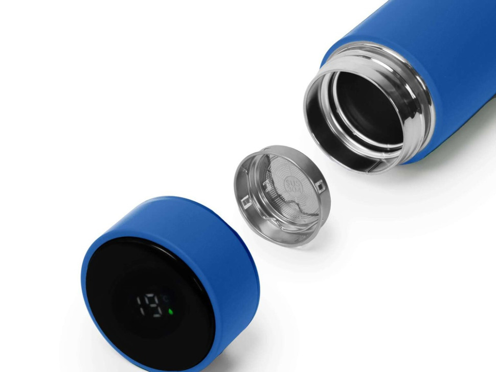 Термос MARK LED, soft touch