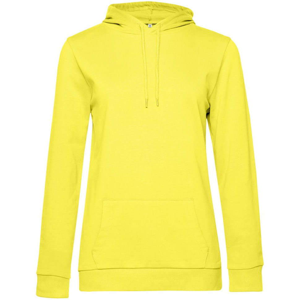 Толстовка с капюшоном женская Hoodie, желтая Толстовка с капюшоном женская Hoodie, желтая