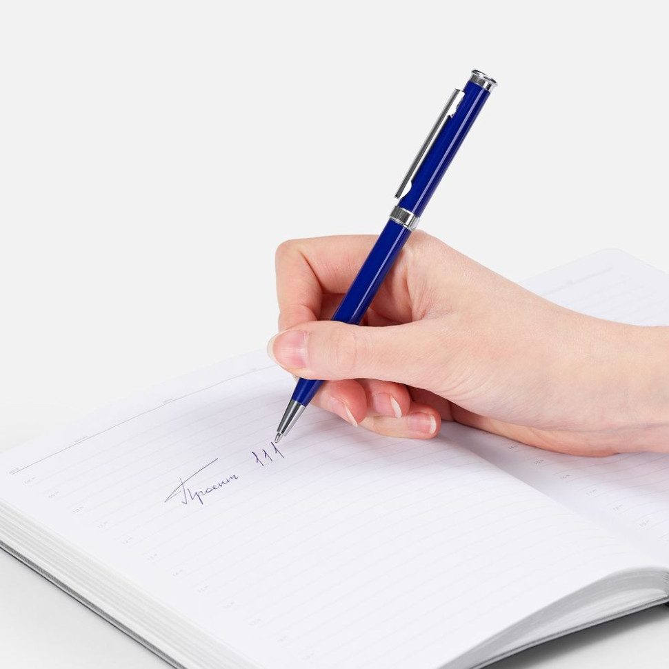 Ручка шариковая Finn Chrome, синяя Ручка шариковая Finn Chrome, синяя