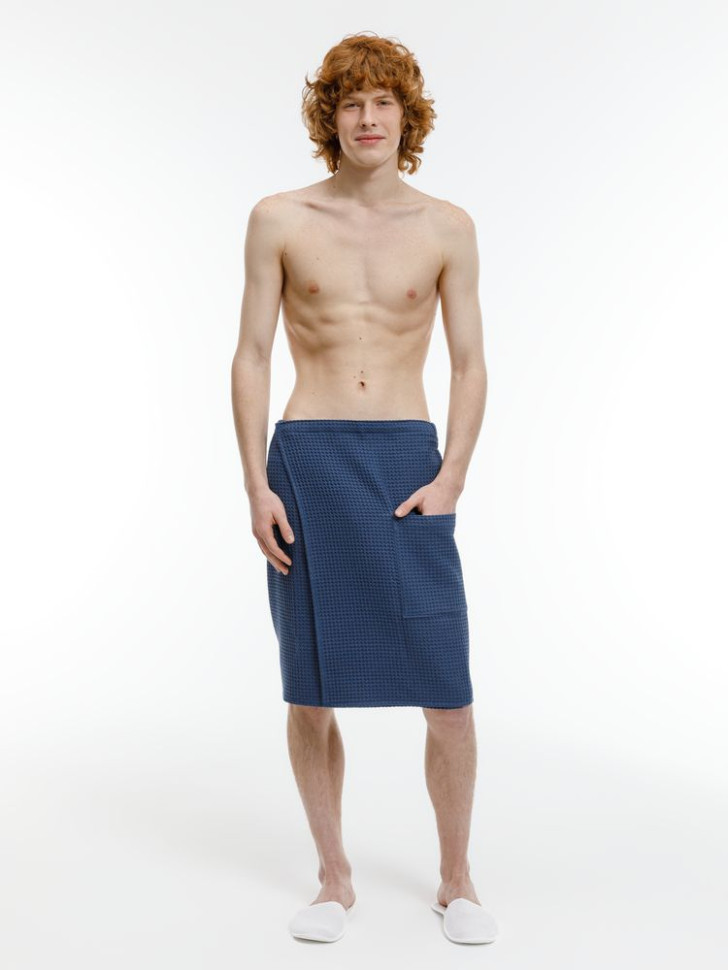 Банный набор Heat Therapy ver.2, мужской, темно-синий Банный набор Heat Therapy ver.2, мужской, темно-синий