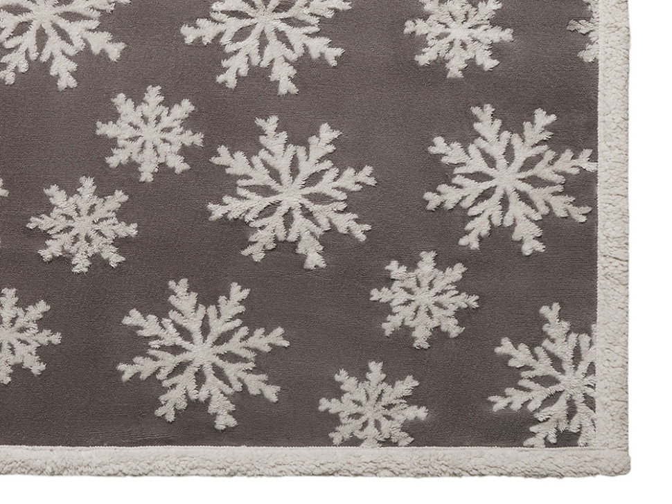 Плед Snowflake новогодний с капюшоном Плед Snowflake новогодний с капюшоном