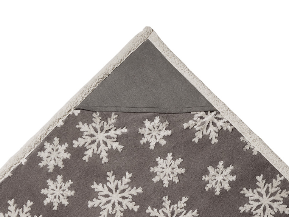 Плед Snowflake новогодний с капюшоном Плед Snowflake новогодний с капюшоном