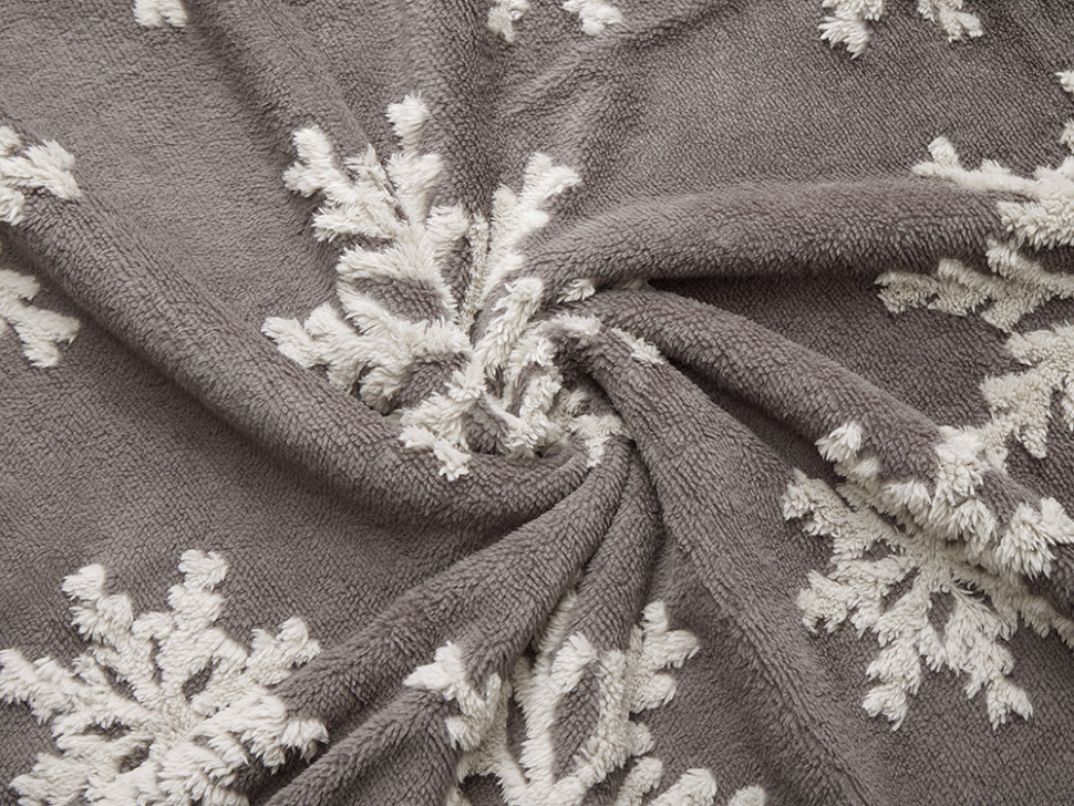 Плед Snowflake новогодний с капюшоном Плед Snowflake новогодний с капюшоном