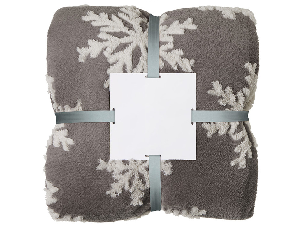 Плед Snowflake новогодний с капюшоном Плед Snowflake новогодний с капюшоном