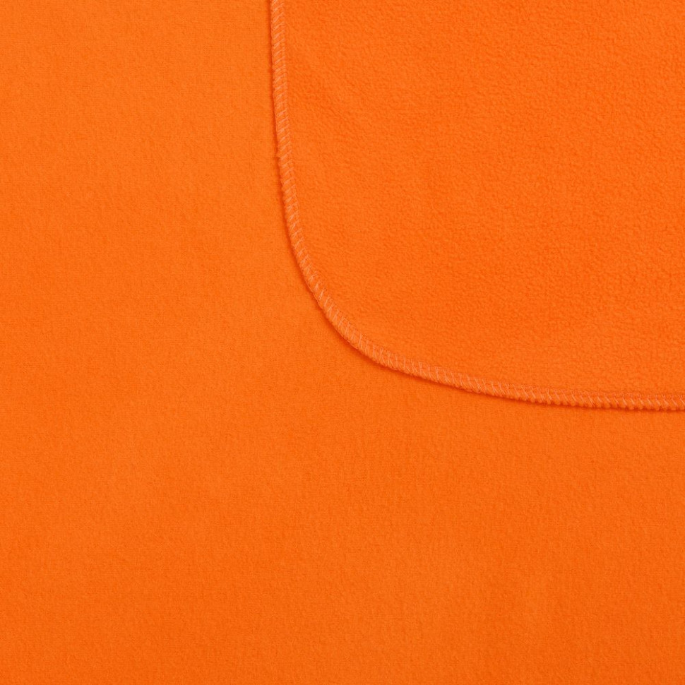 Флисовый плед Warm&Peace, оранжевый Флисовый плед Warm&Peace, оранжевый