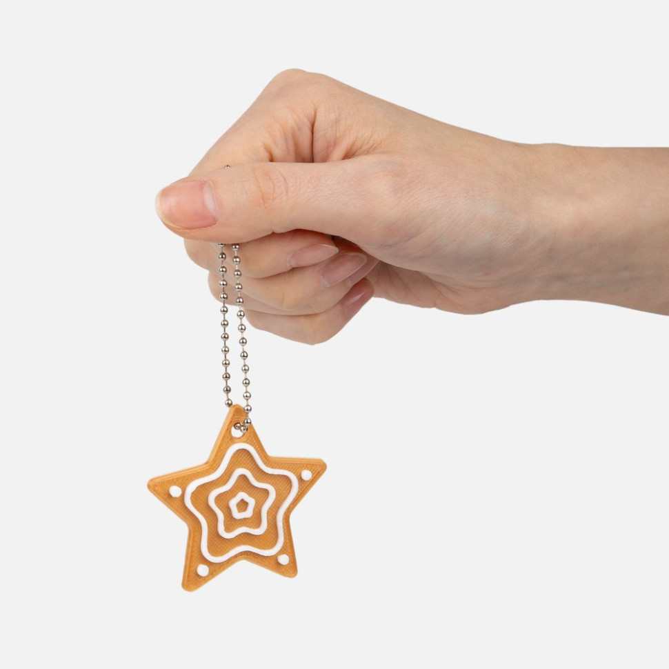 Мини-подвеска «Пряник», звездочка