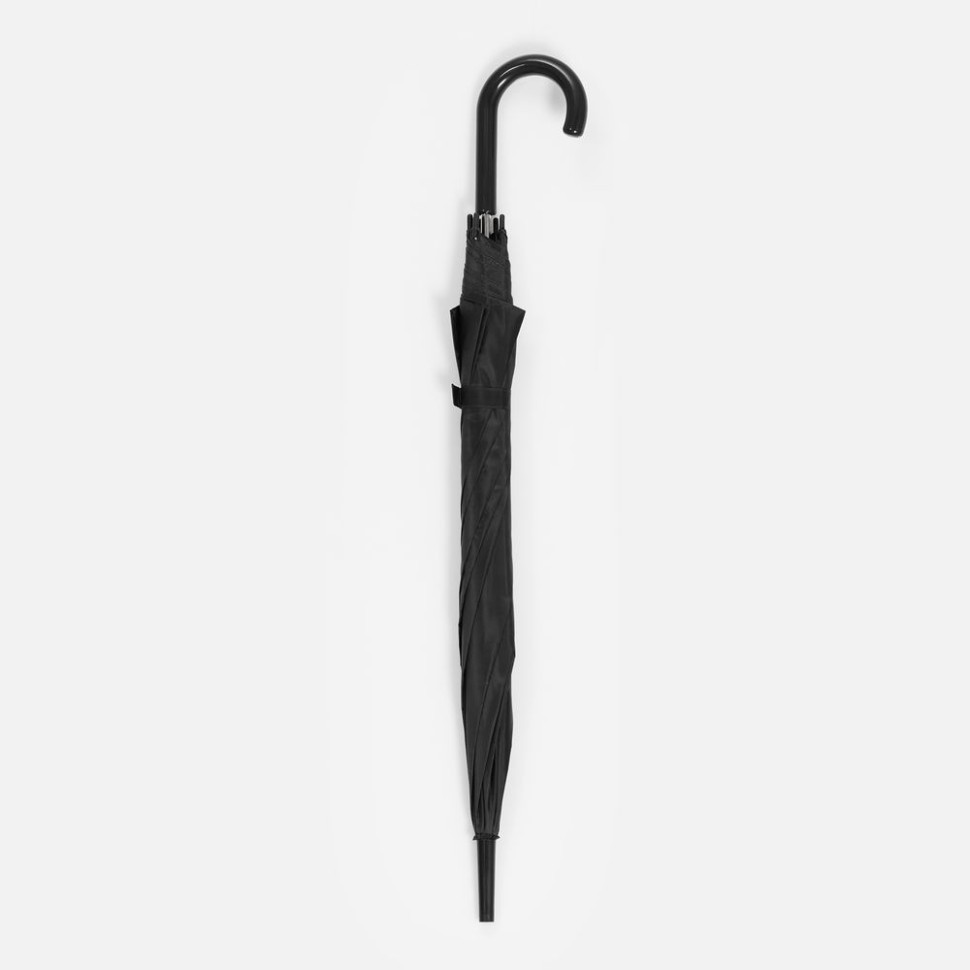 Зонт-трость Promo, черный Зонт-трость Promo, черный